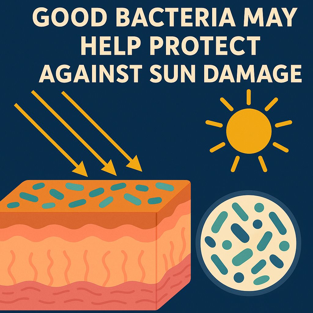 Good Bacteria on Our Skin May Help Protect Us from Sun Damage