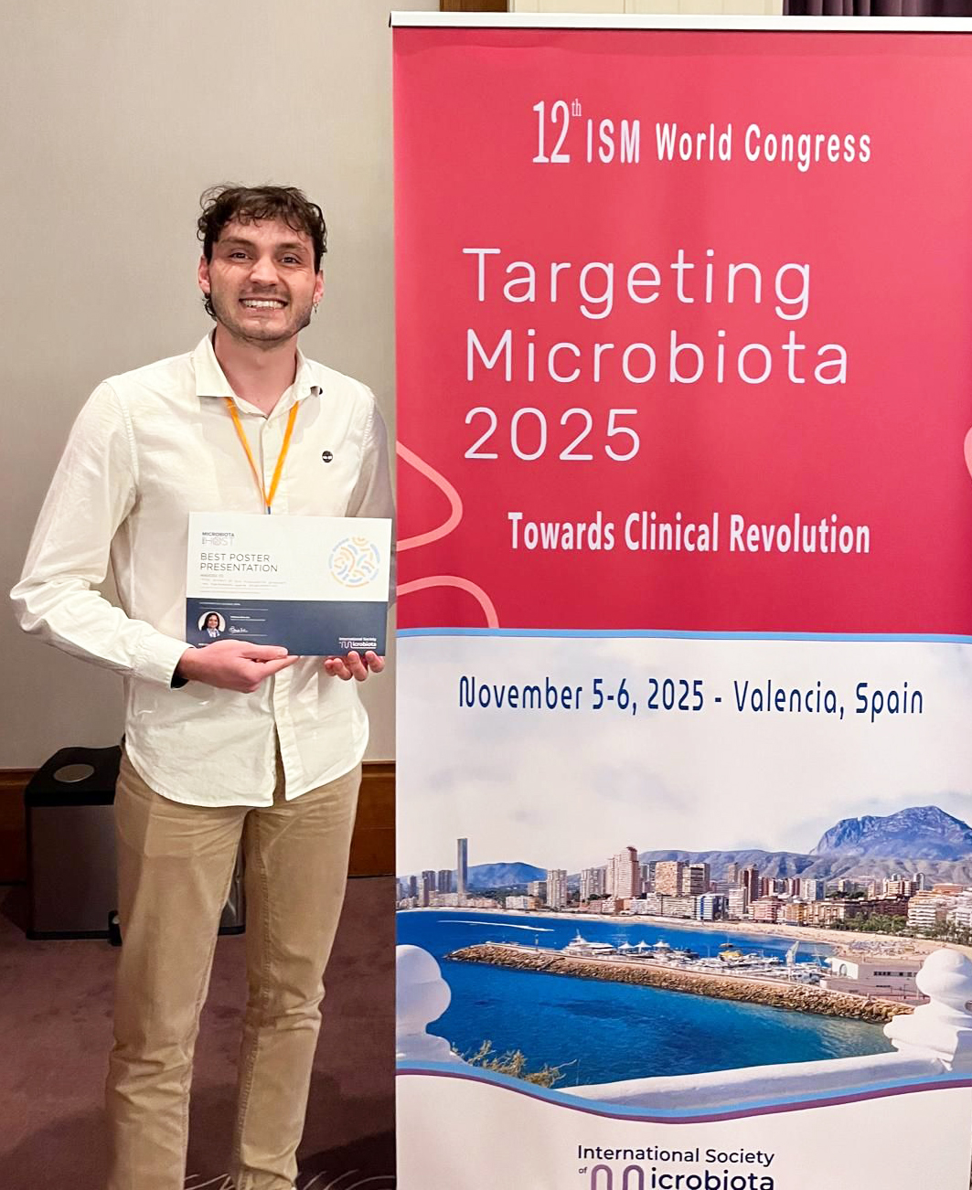 Best Poster Presentation Award - Targeting Microbiota 2025