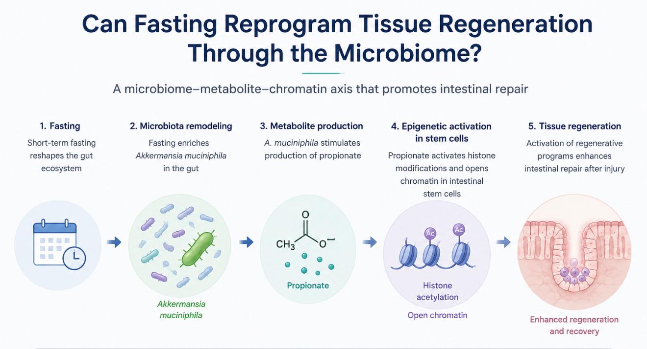 Can Fasting Reprogram Tissue Regeneration Through the Microbiome