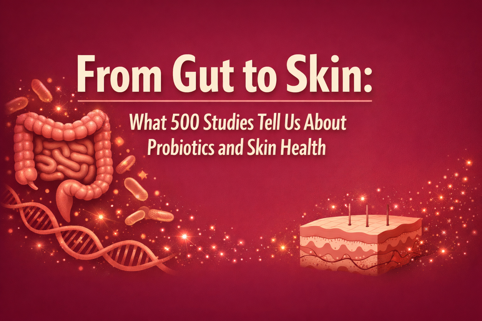 From Gut to Skin: What 500 Studies Tell Us About Probiotics and Skin Health